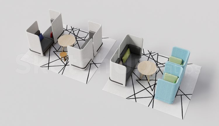 17697. Free Download Sketchup 3d Models Of Restaurant And Cafe ...