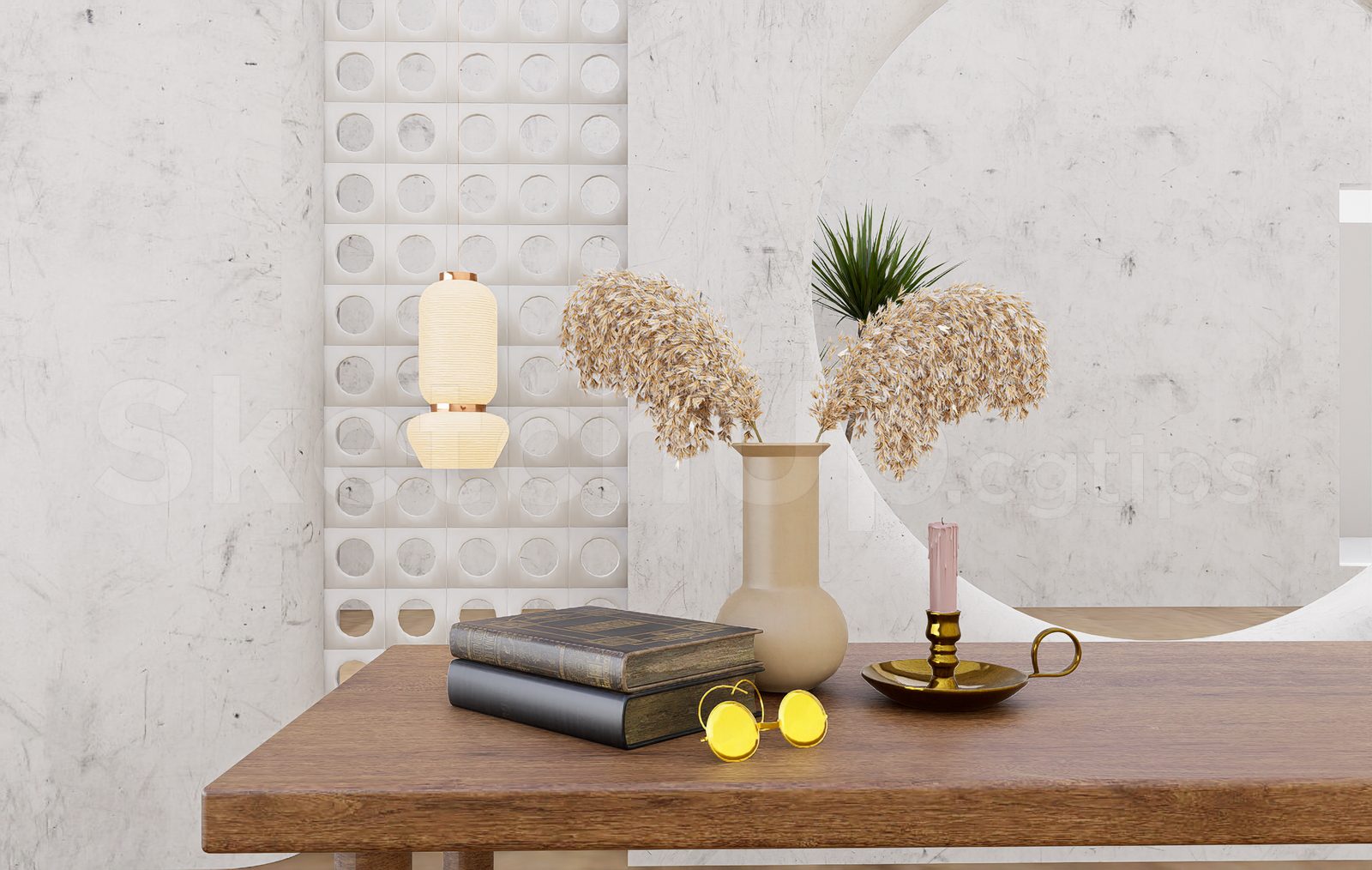17698. Free Sketchup Decorative Set Model Download (2)