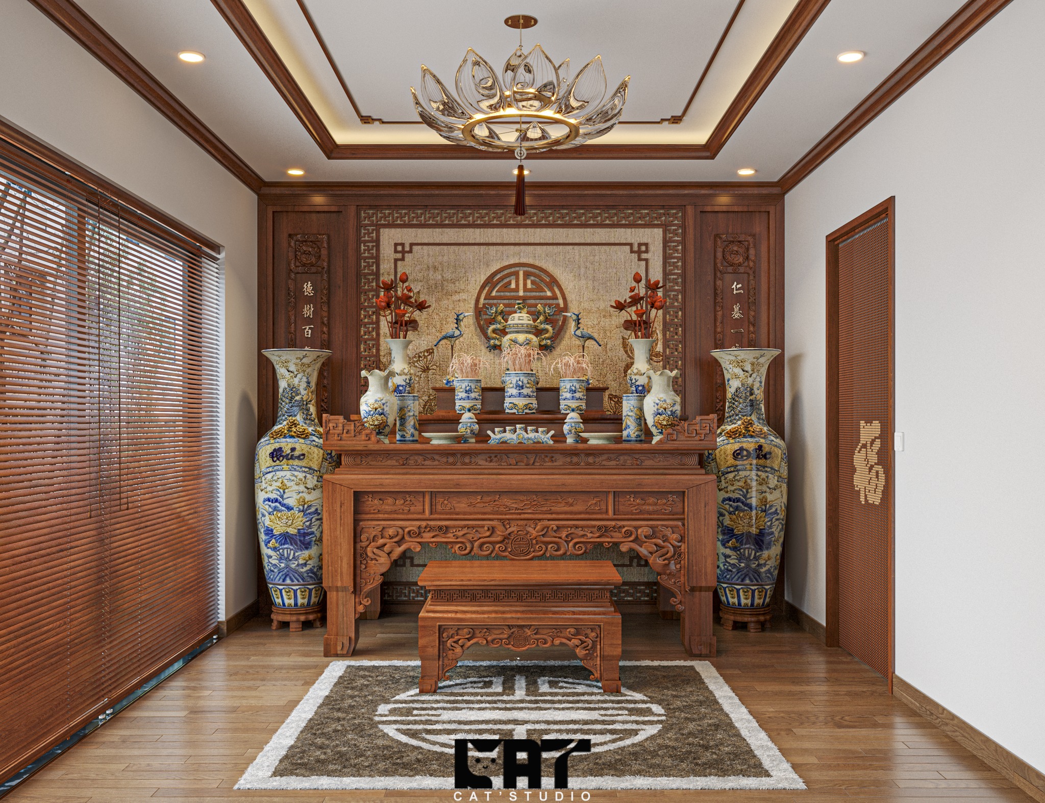 17709. Free Sketchup Altar Room Interior Model Download By Kts Nghiathan (1)