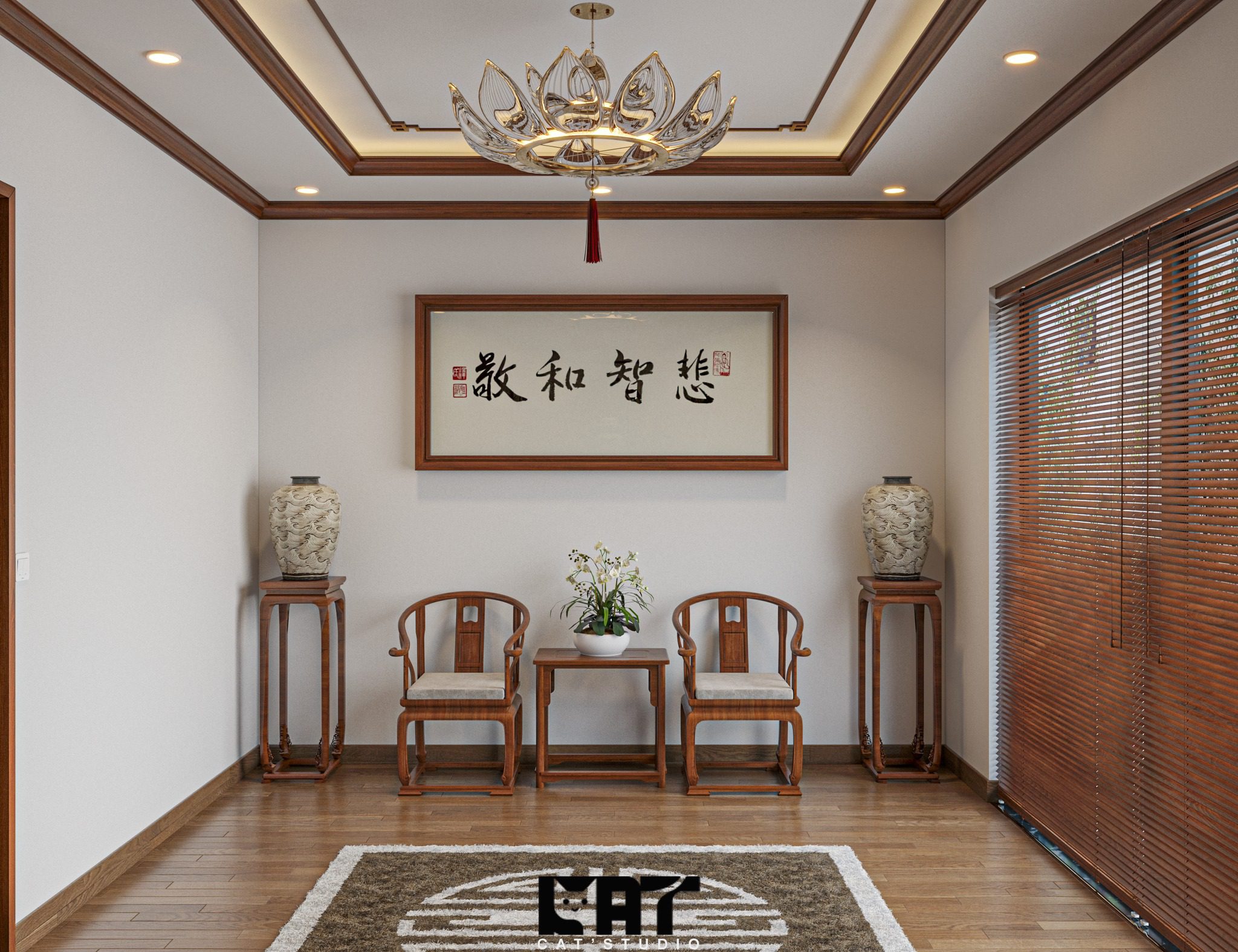 17709. Free Sketchup Altar Room Interior Model Download By Kts Nghiathan (2)