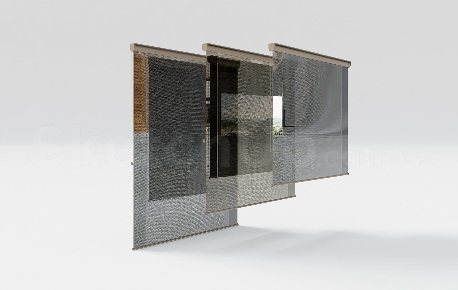 17967. Download Free Curtain Model For Sketchup (1)