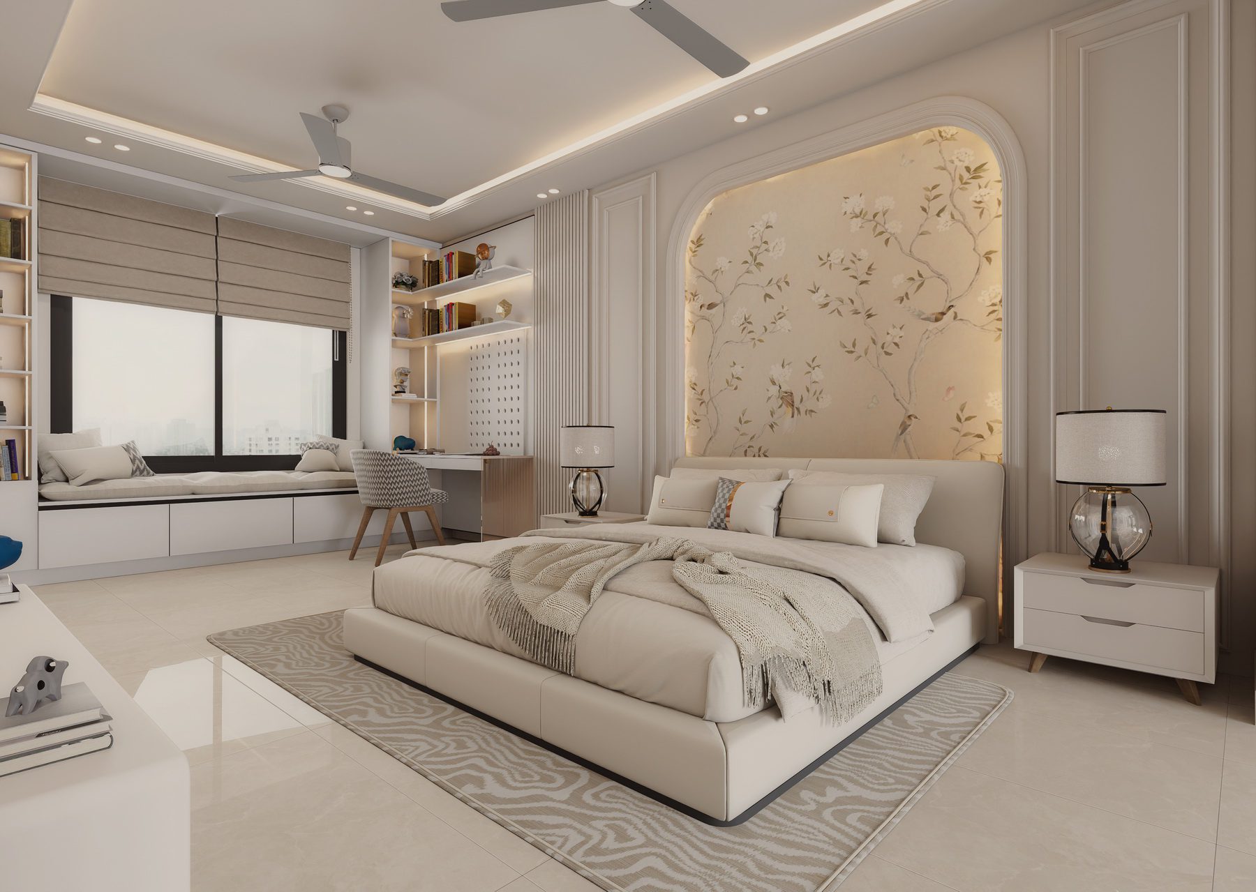 Free Sketchup Masteroom Bedroom_view 1 Interior Model Download By Ravi K