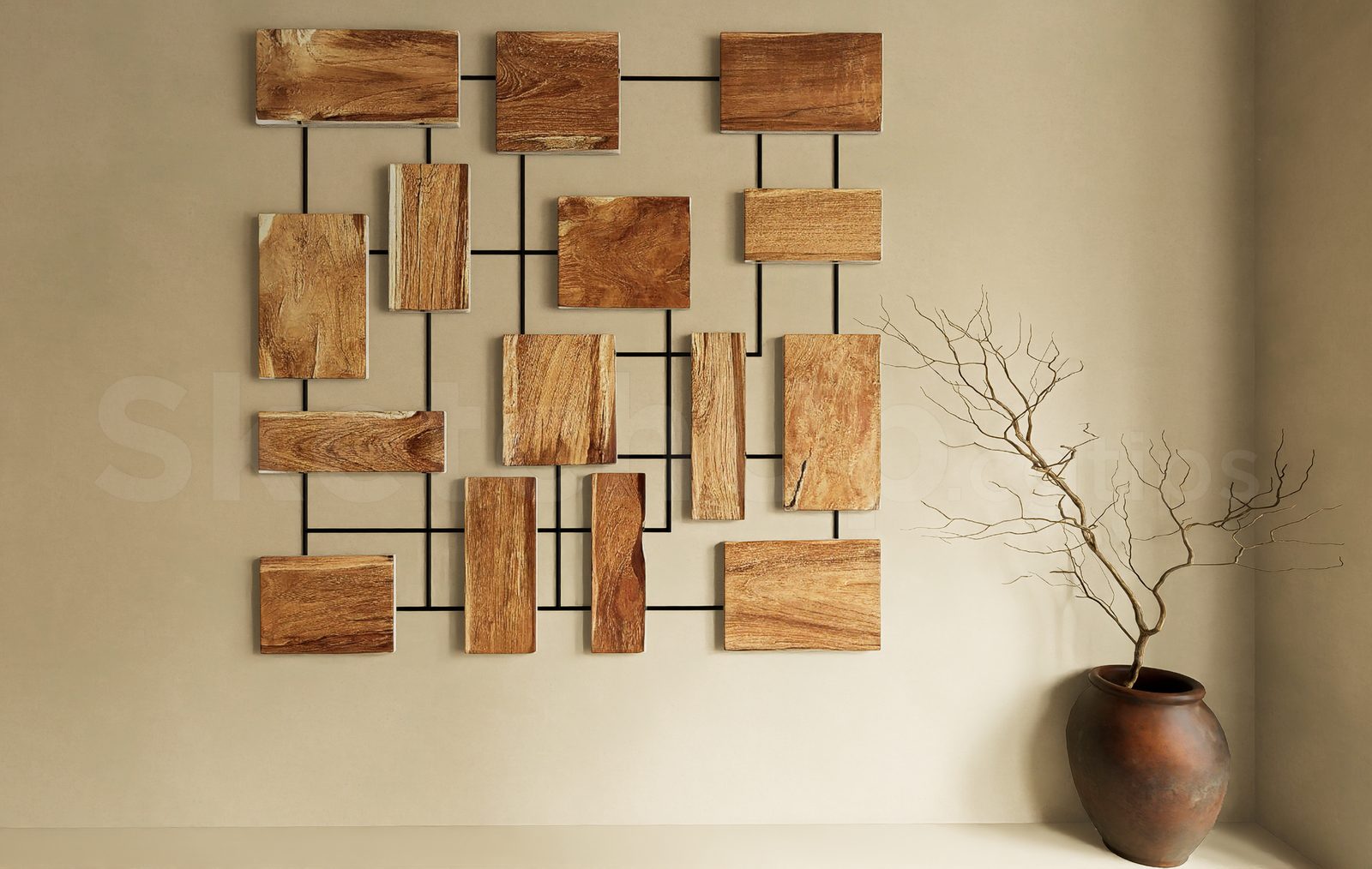 18134. Free Sketchup Wall Decoration Model Download (2)