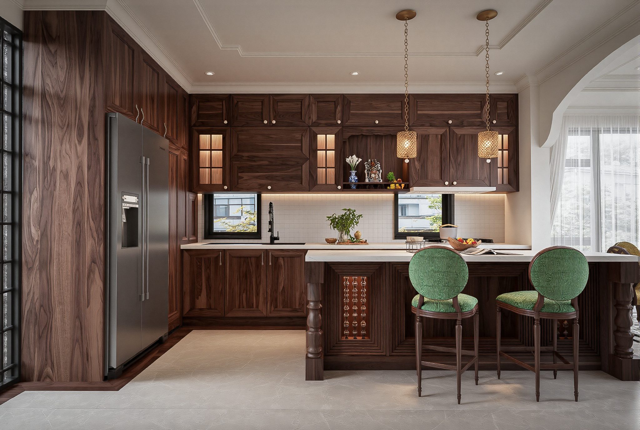 18176. Free Sketchup Indochine Living Room Interior Model Download By Phan Thuc (5)