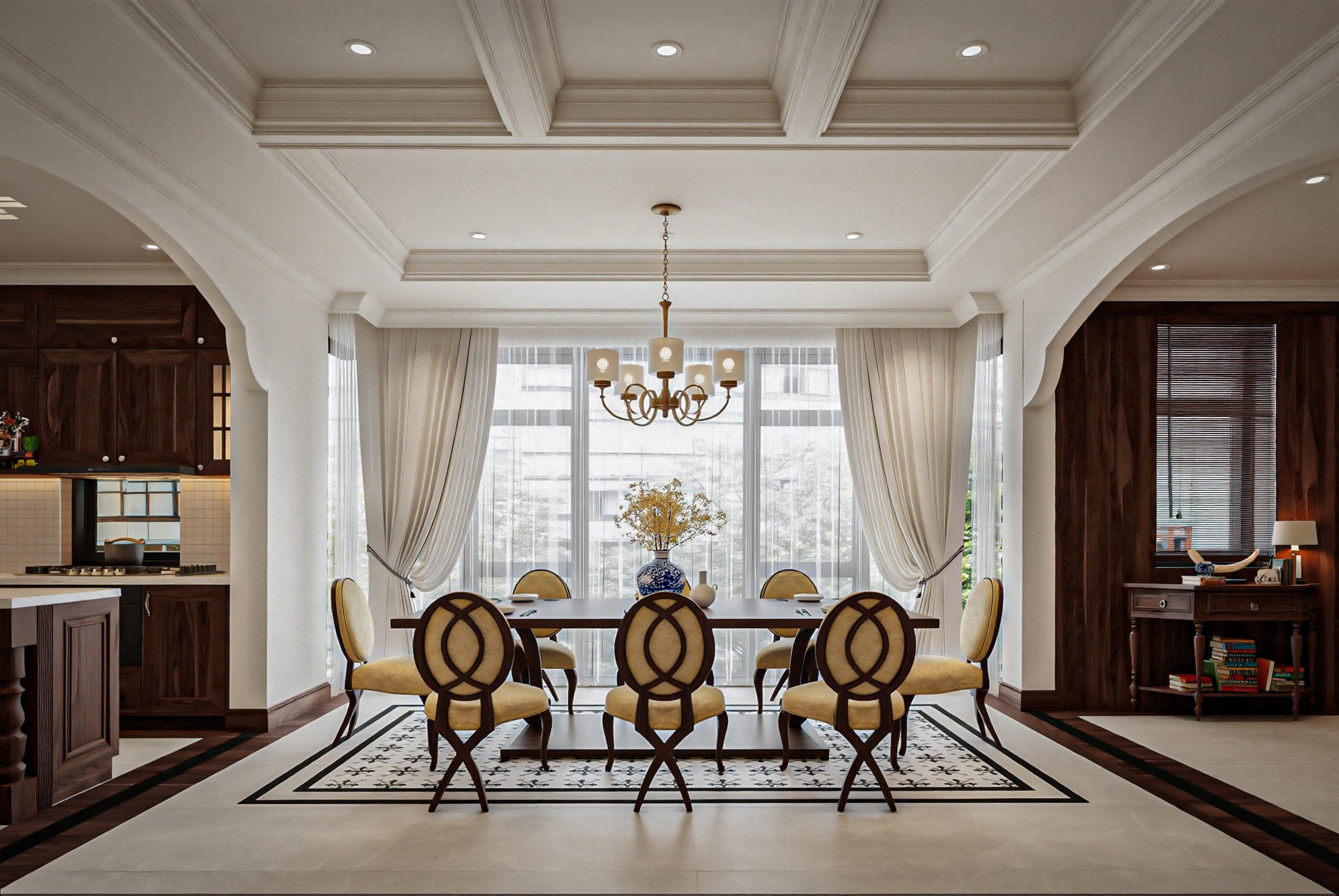 18176. Free Sketchup Indochine Living Room Interior Model Download By Phan Thuc (6)