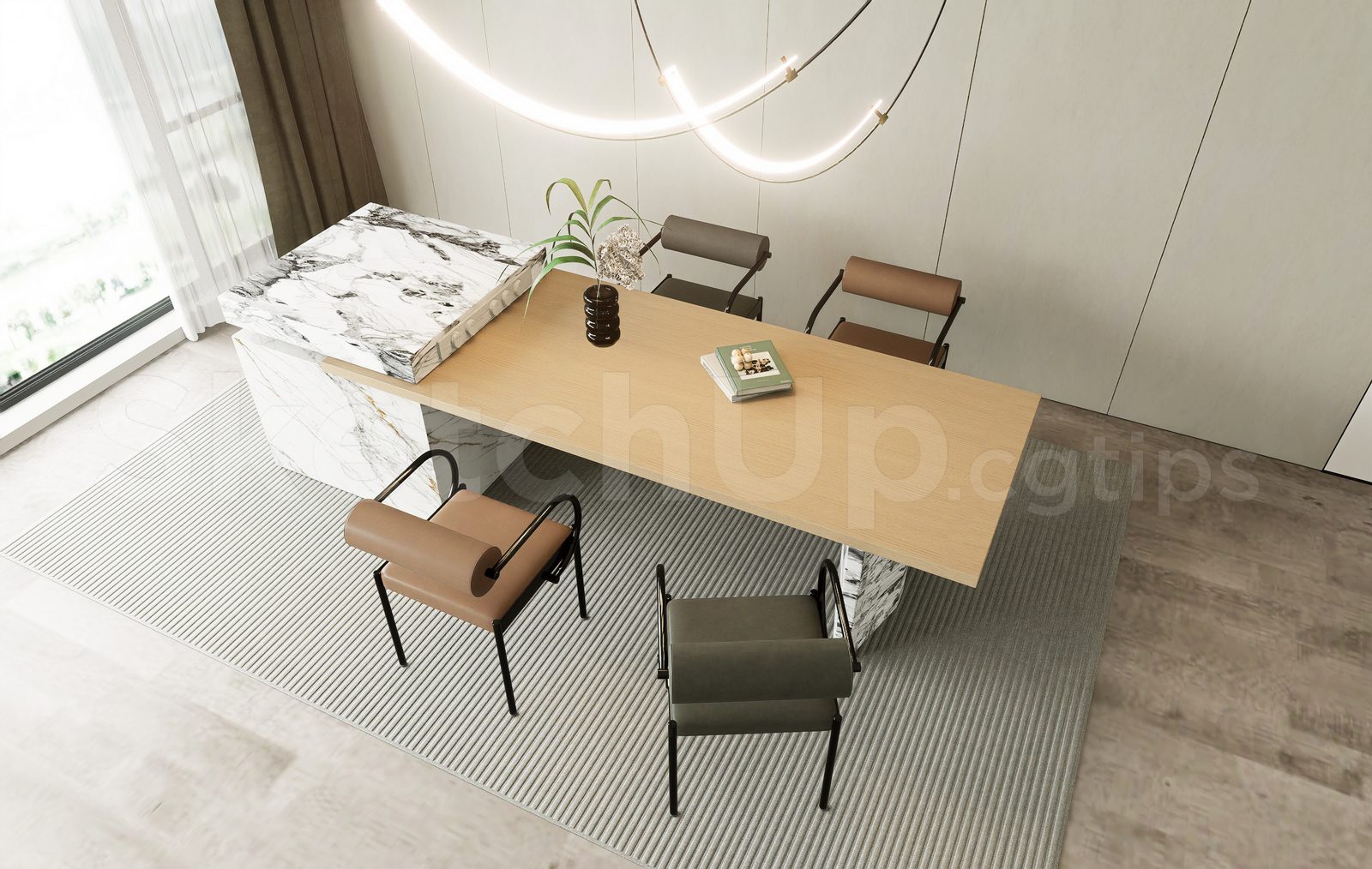 18246. Download Free Sketchup 3d Kitchen Island Model (1)