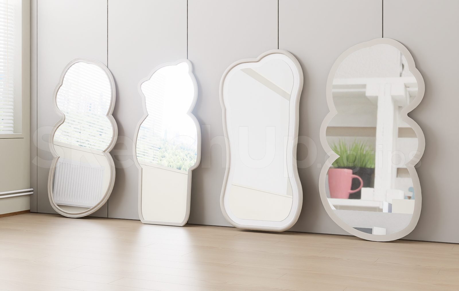 18302. Free Sketchup Mirror Model Download (2)