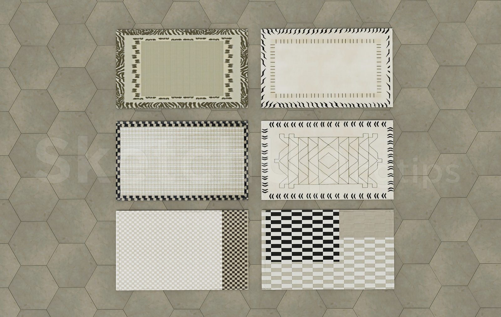 18305. High-quality Free Carpet Model Sketchup (1)