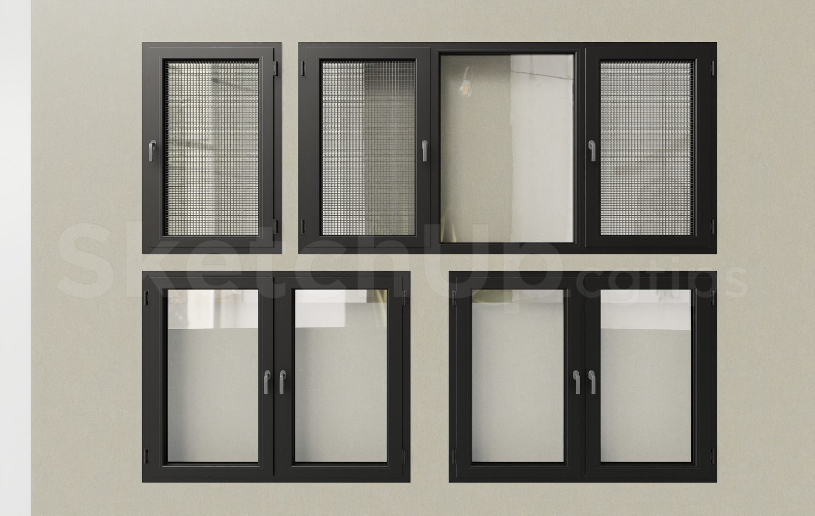 18320. Free Sketchup Windows Models Download (2)