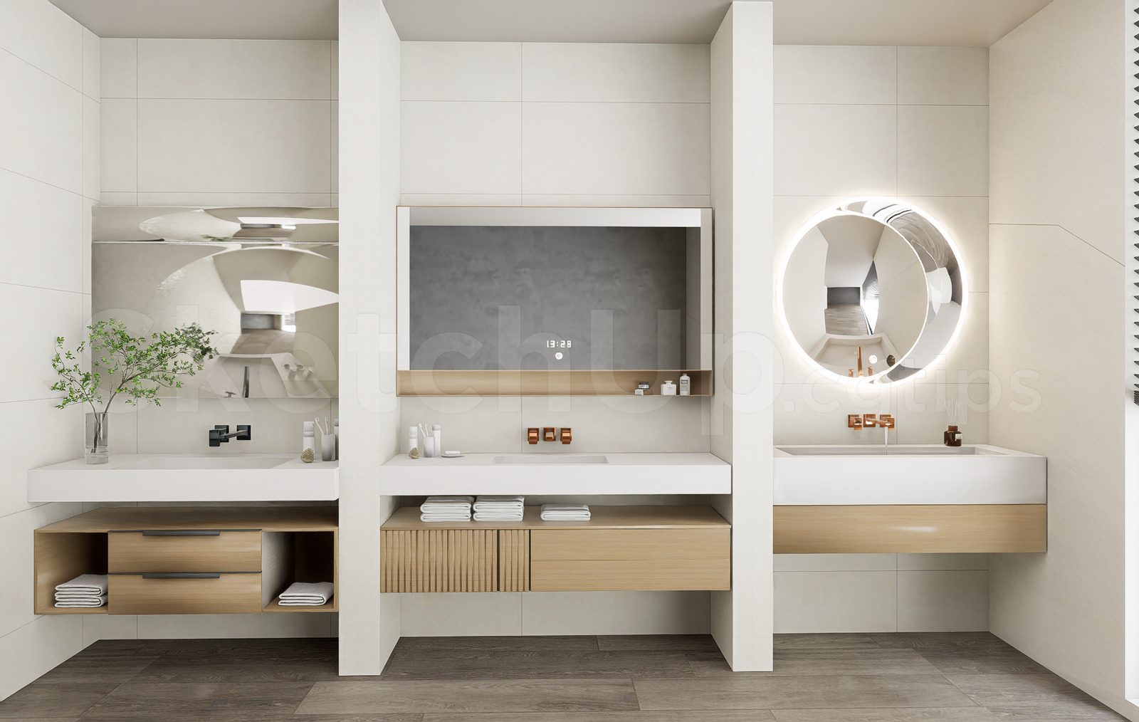 18531. Free Sketchup Lavabo 3d Model Download (1)