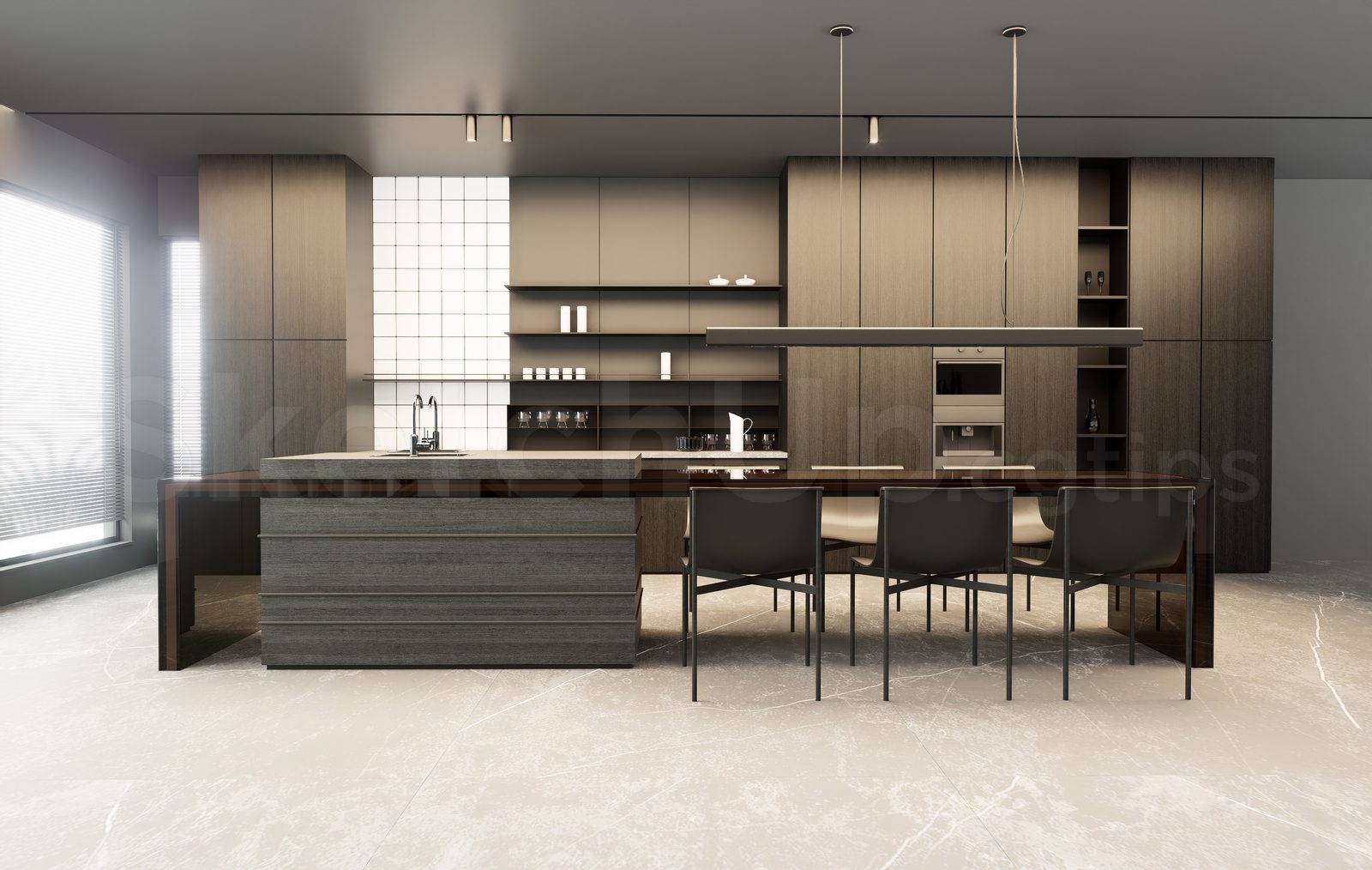 18580. Download Free Sketchup 3d Kitchen Island Model (1)