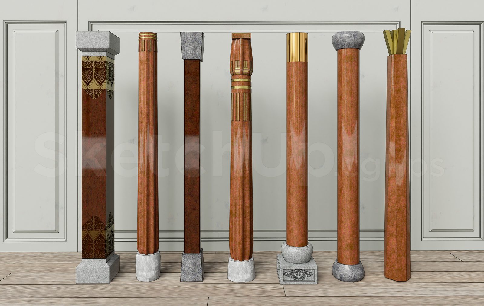 18583. Download Sketchup Models Of Roman Column (1)