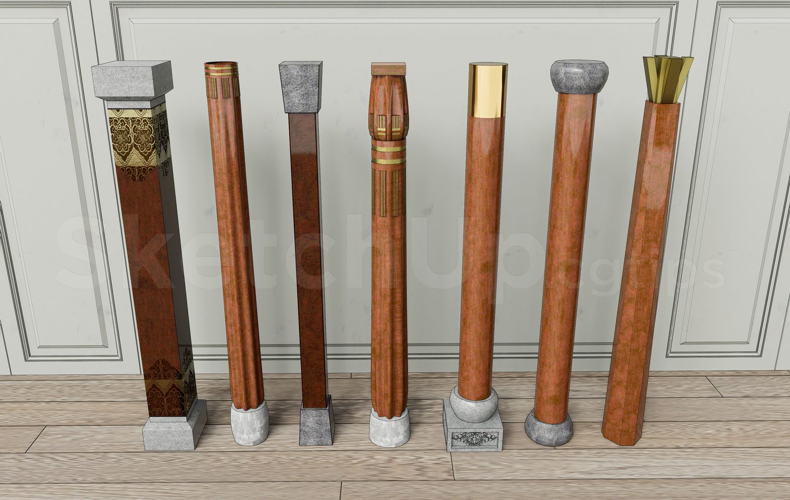 18583. Download Sketchup Models Of Roman Column (2)