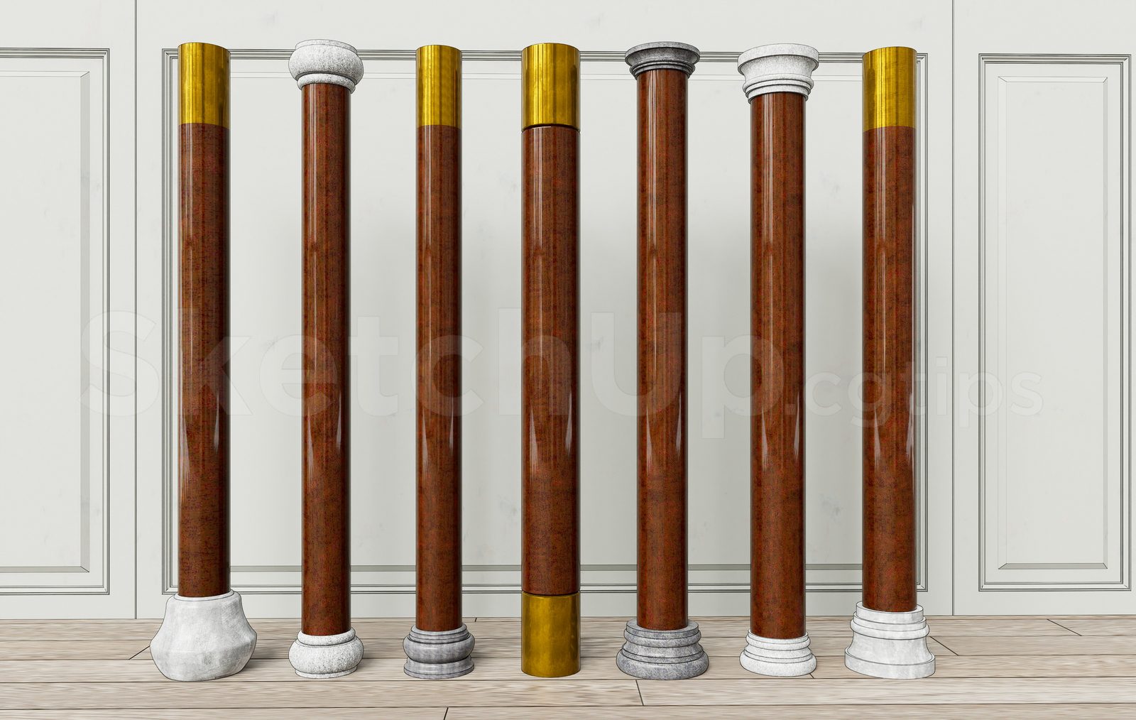 18589. Download Sketchup Models Of Roman Column (1)