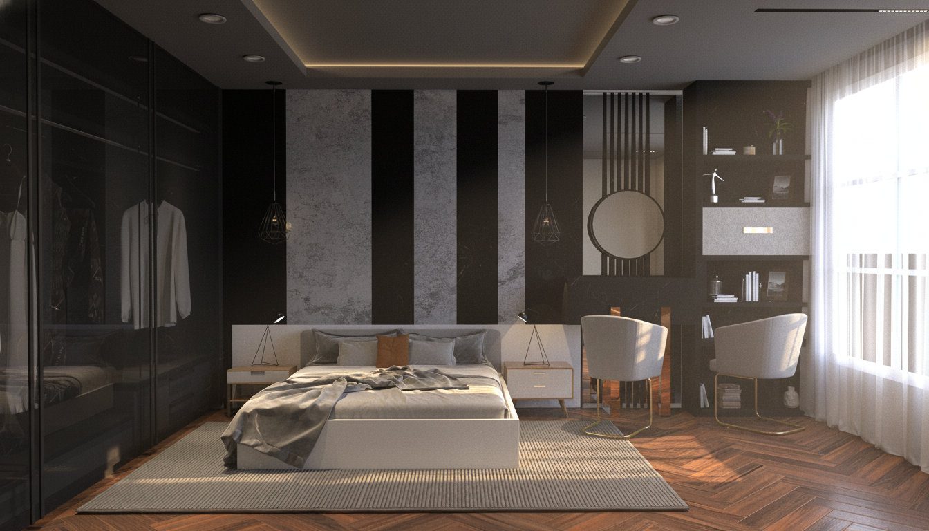 20643. Free Sketchup Bedroom Interior Model Download By Dona Abdlrafaa (1)