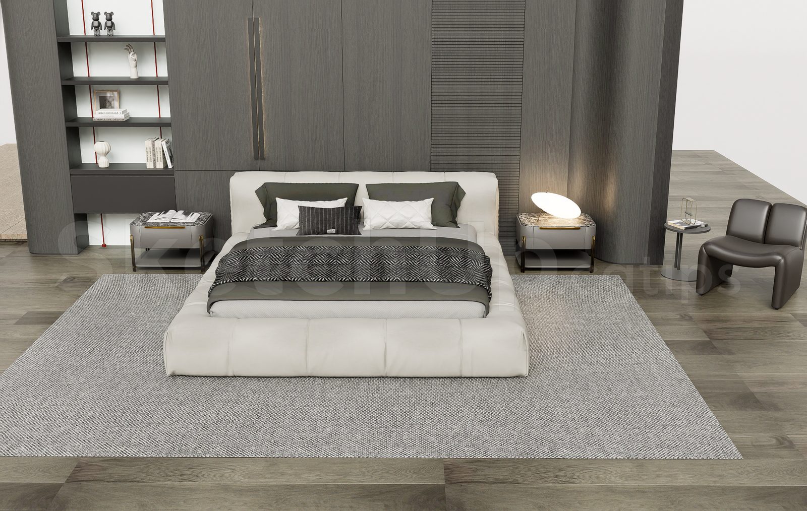 18665. Download Free Bed Model For Sketchup (1)