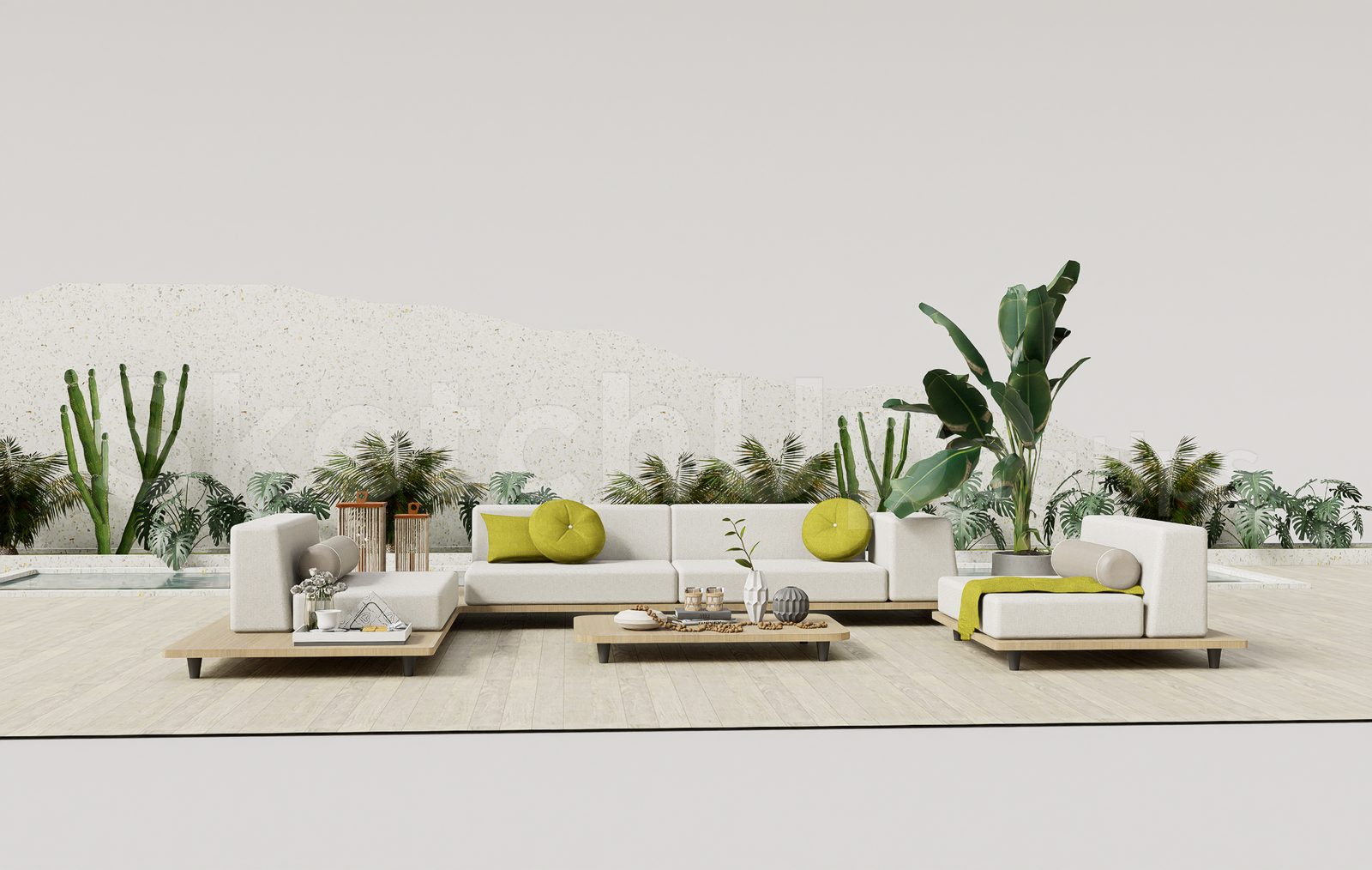 18783. Free Sketchup Sofa Model Download (1)