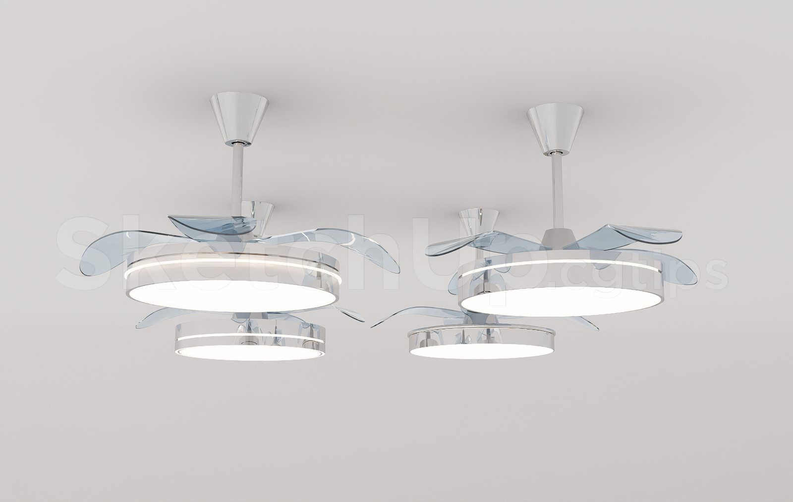 18839. Free Sketchup Ceiling Fan Model Download (2)