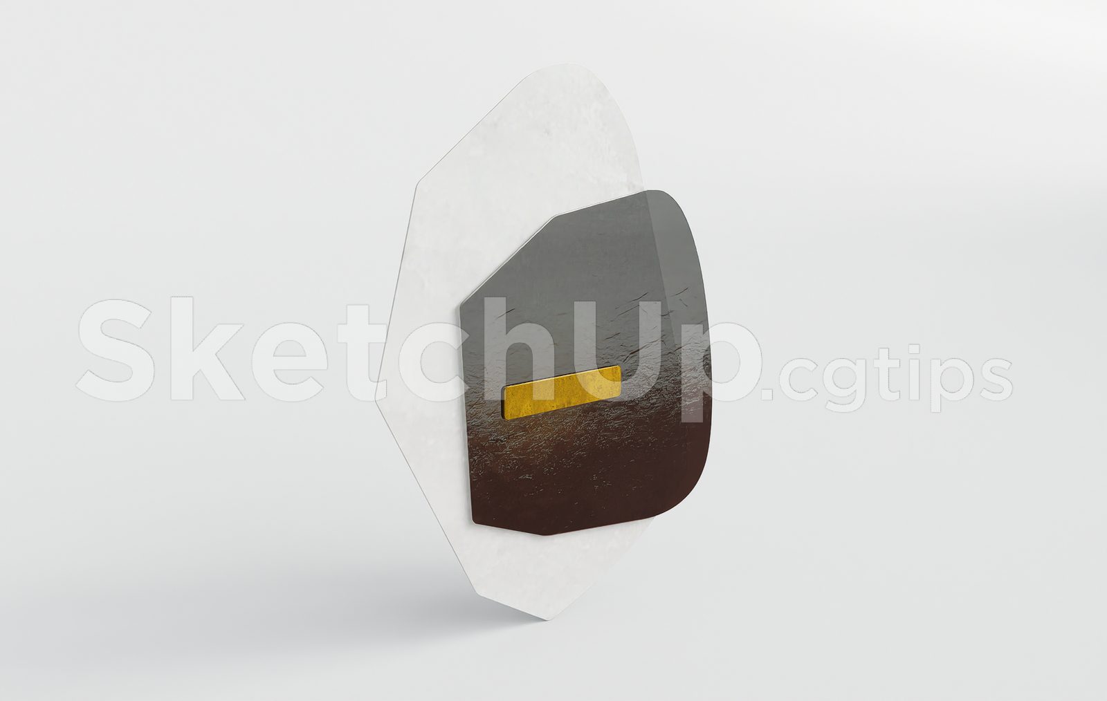 19235. Free Sketchup Wall Light Model Download (2)