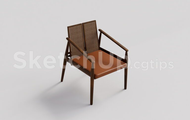 19262. Free Sketchup Chair Model Download