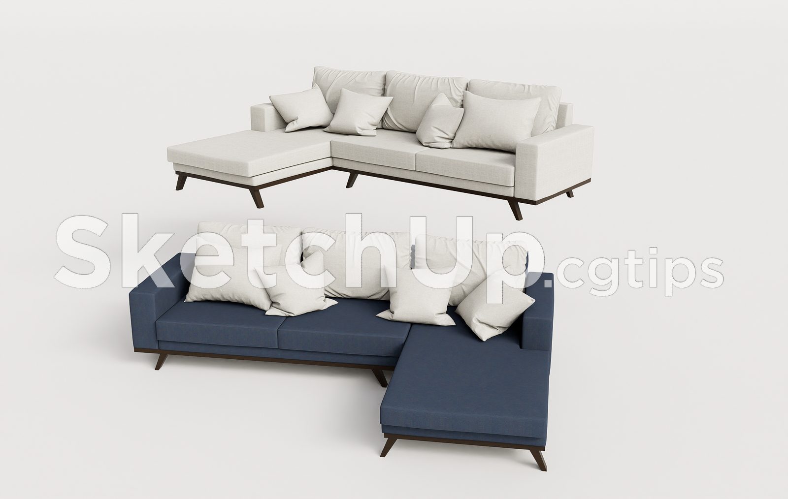 19528. Free Sketchup Sofa Model Download (2)