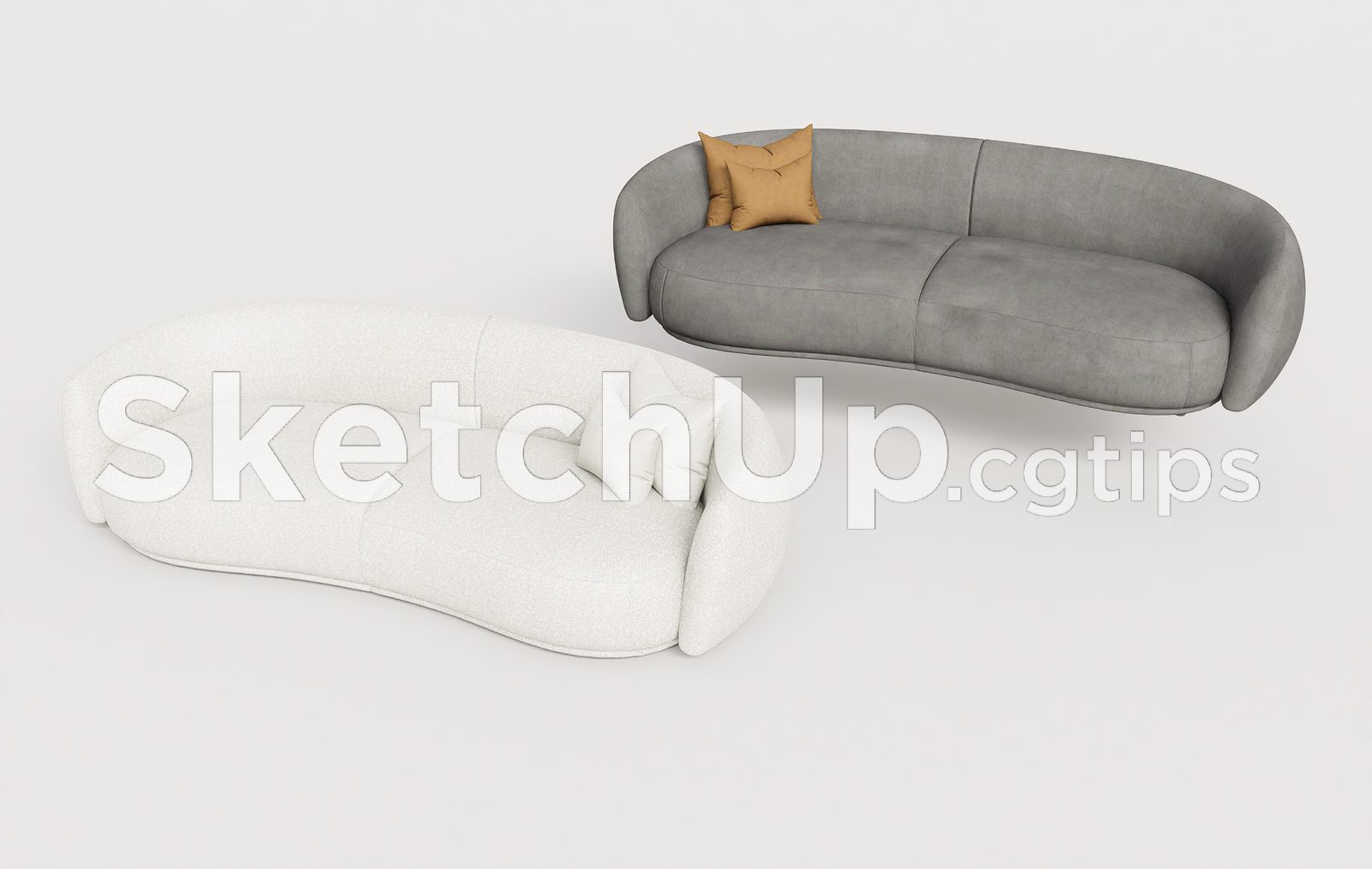 19544. Free Sketchup Sofa Model Download (2)