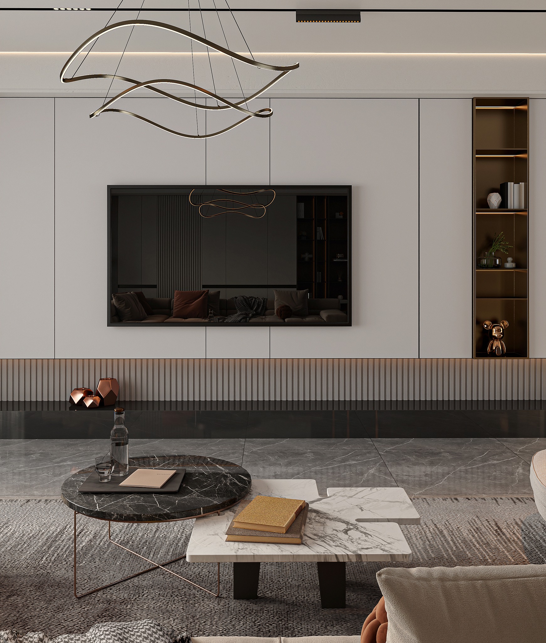 19795. Contemporary Living Room Interior Design Sketchup Model Free Download By Tran Nam (2)
