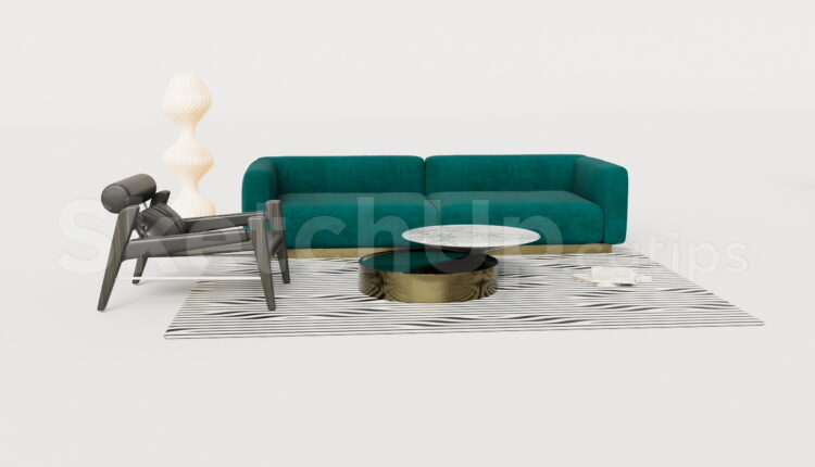19832. Free Sketchup Sofa Model Download (1)