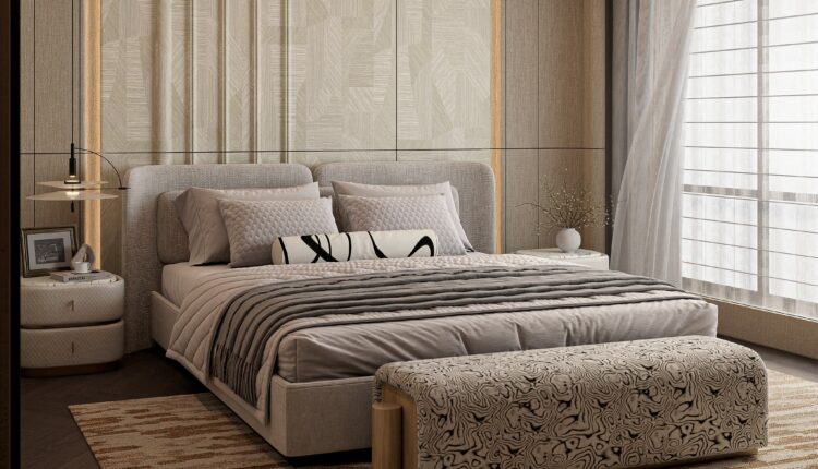 19835. Modern Luxury Bedroom Interior Sketchup Model By Tran Nam (4)