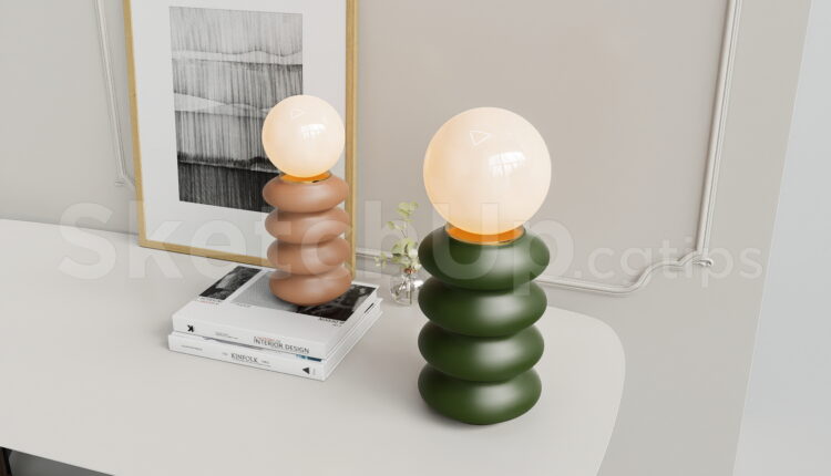19838. Download Free Sketchup 3d Table Lamp Model (2)