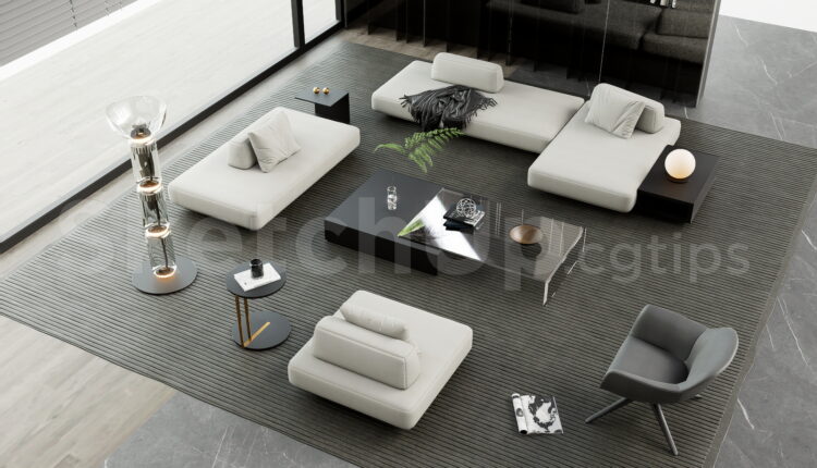19849. Free Sketchup Sofa Model Download (2)