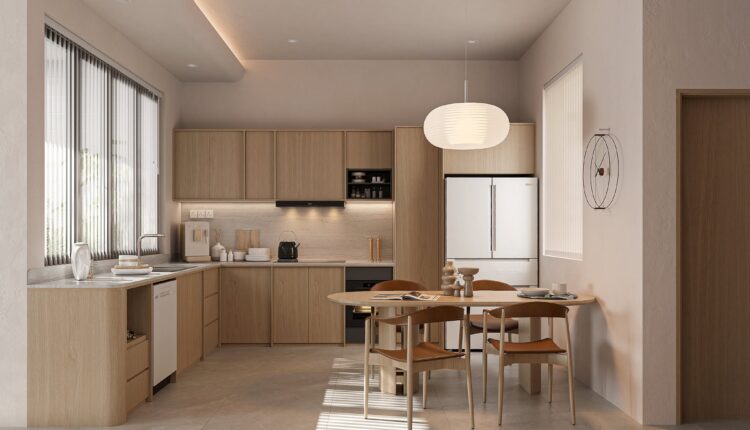 19859. Contemporary Living Room – Kitchen Interior Sketchup Model Free Download By Tran Nam (2)