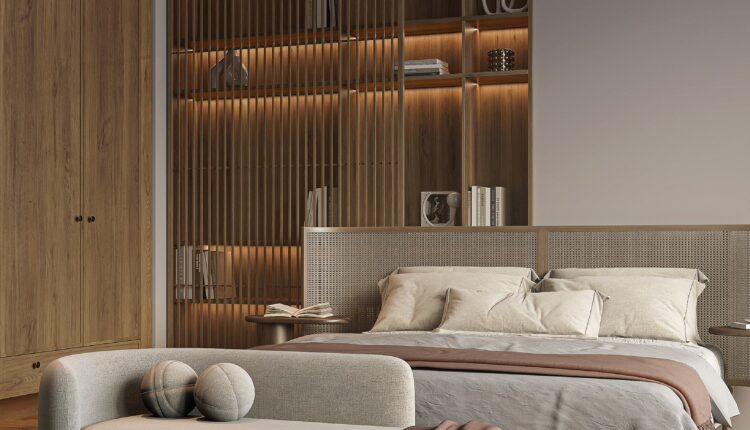 19867. Modern Luxury Bedroom Interior Sketchup Model By Tran Nam (7)
