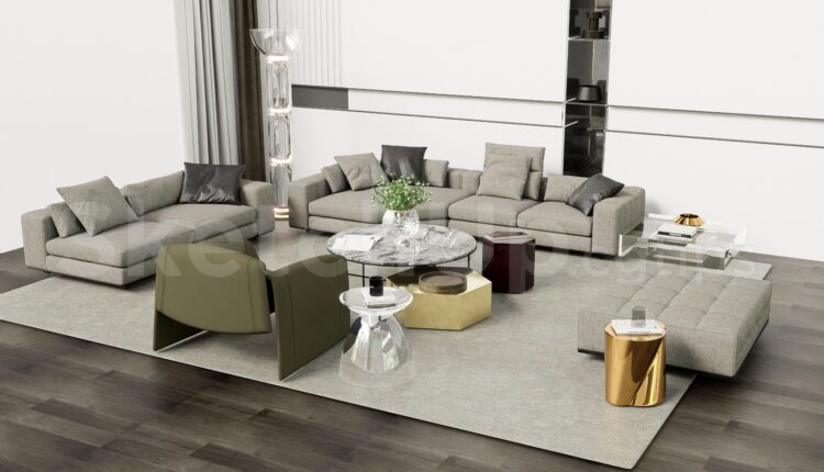 19881. Free Sketchup Sofa Model Download (1)