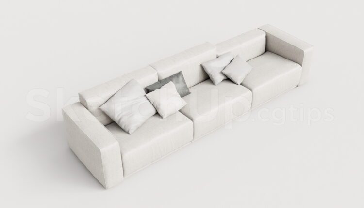 19952. Free Sketchup Sofa Model Download (2)
