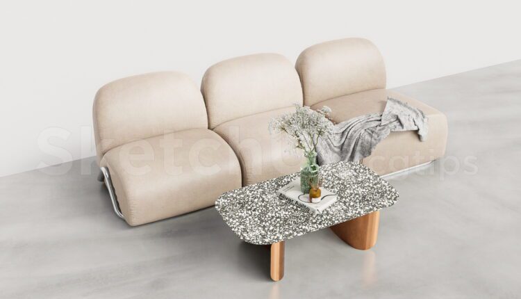 19959. Free Sketchup Sofa Model Download (1)