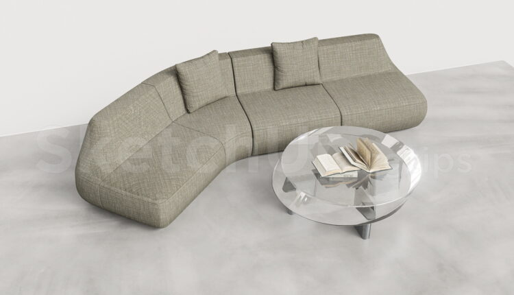 19964. Free Sketchup Sofa Model Download (2)