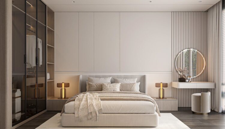 21008. Modern Luxury Bedroom Interior Sketchup Model By Tran Nam (1)