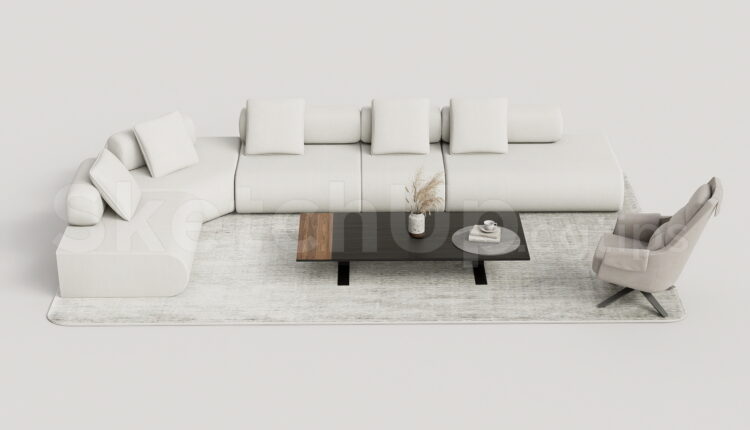 21020. Free Sketchup Sofa Model Download (2)