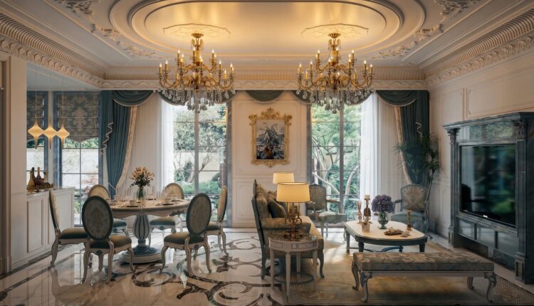 21048. Luxury Neoclassical Living Room Interior Sketchup Model Free Download By Phan Thuc (9)