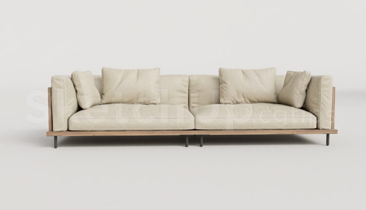 21076. Free Sketchup Sofa Model Download (1)