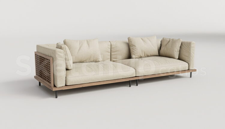 21076. Free Sketchup Sofa Model Download (2)