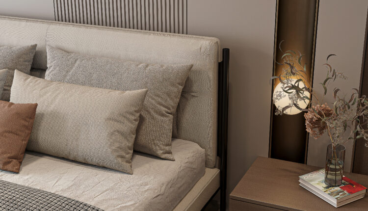 21131. Modern Luxury Bedroom Interior Sketchup Model By Tran Nam (4)