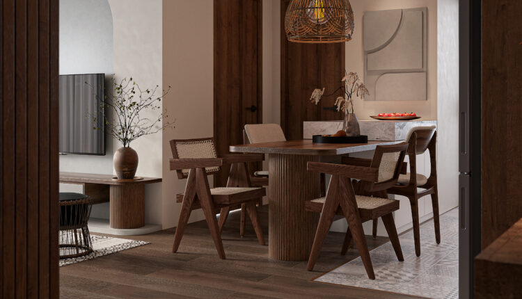 21176. Free Sketchup Living Room – Kitchen Interior Model Download By Tran Nam (6)