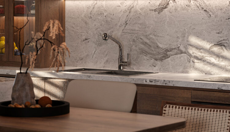 21176. Free Sketchup Living Room – Kitchen Interior Model Download By Tran Nam (9)