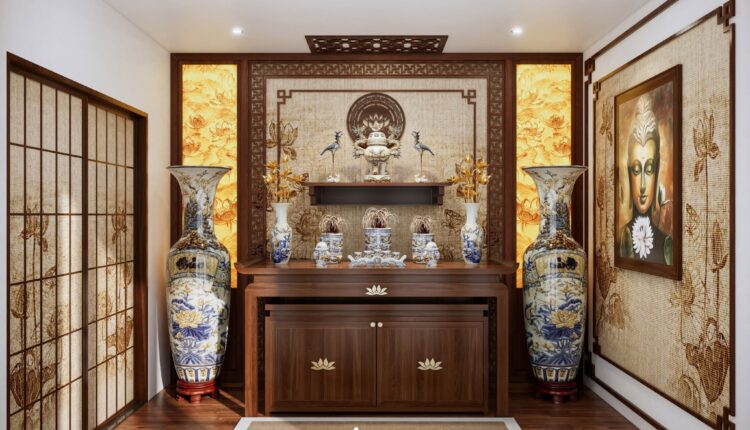21196. Free Sketchup Altar Room Interior Model Download By Vu Van Thong (1)