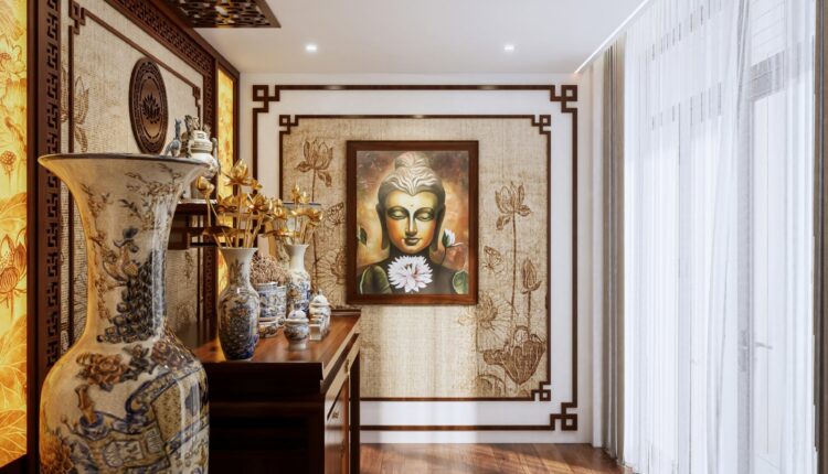 21196. Free Sketchup Altar Room Interior Model Download By Vu Van Thong (2)
