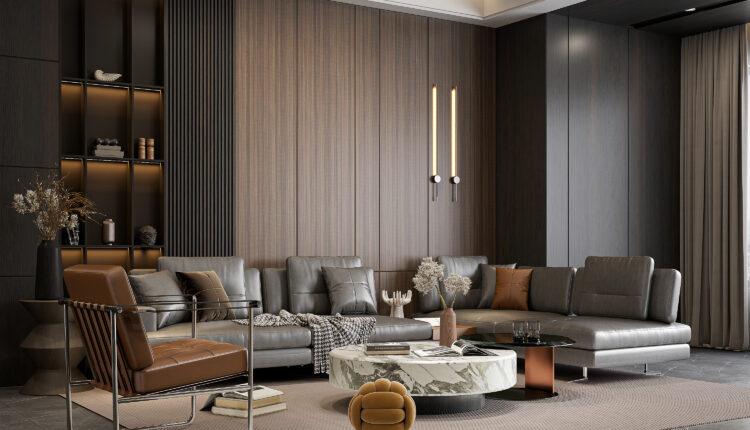 21222. Free Sketchup Living Room Interior Model Download By Tran Nam (8)