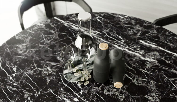 21226. Modern Luxury Tableware And Decorative Accessories Sketchup 3d Model Download (2)