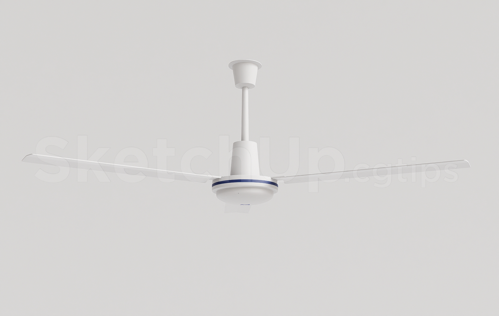 21331. Free Modern Ceiling Fan Sketchup 3d Model Download (1)